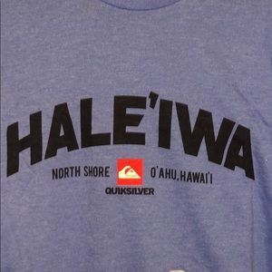 Men’s XL light blue Quiksilver Tshirt